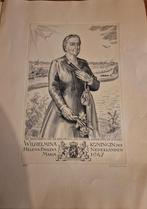 Gravure hare majesteit de koningin, Wilhelmina, Ophalen of Verzenden
