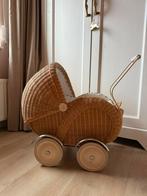 Vintage Rotan Poppenwagen – Prachtig en Uniek, Ophalen of Verzenden