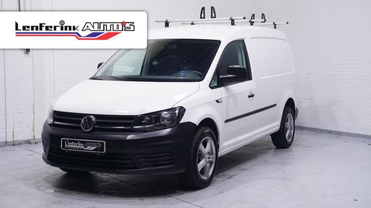 Volkswagen Caddy 2.0 TDI L2H1 BMT Maxi Airco, Apple Carplay, Auto's, Bestelauto's, Bedrijf, Te koop, ABS, Airbags, Airconditioning