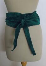 Mooie groene suede wikkel riem van Italiaanse Colori, Kleding | Dames, Riemen en Ceinturen, Overige kleuren, Verzenden, Echt leder