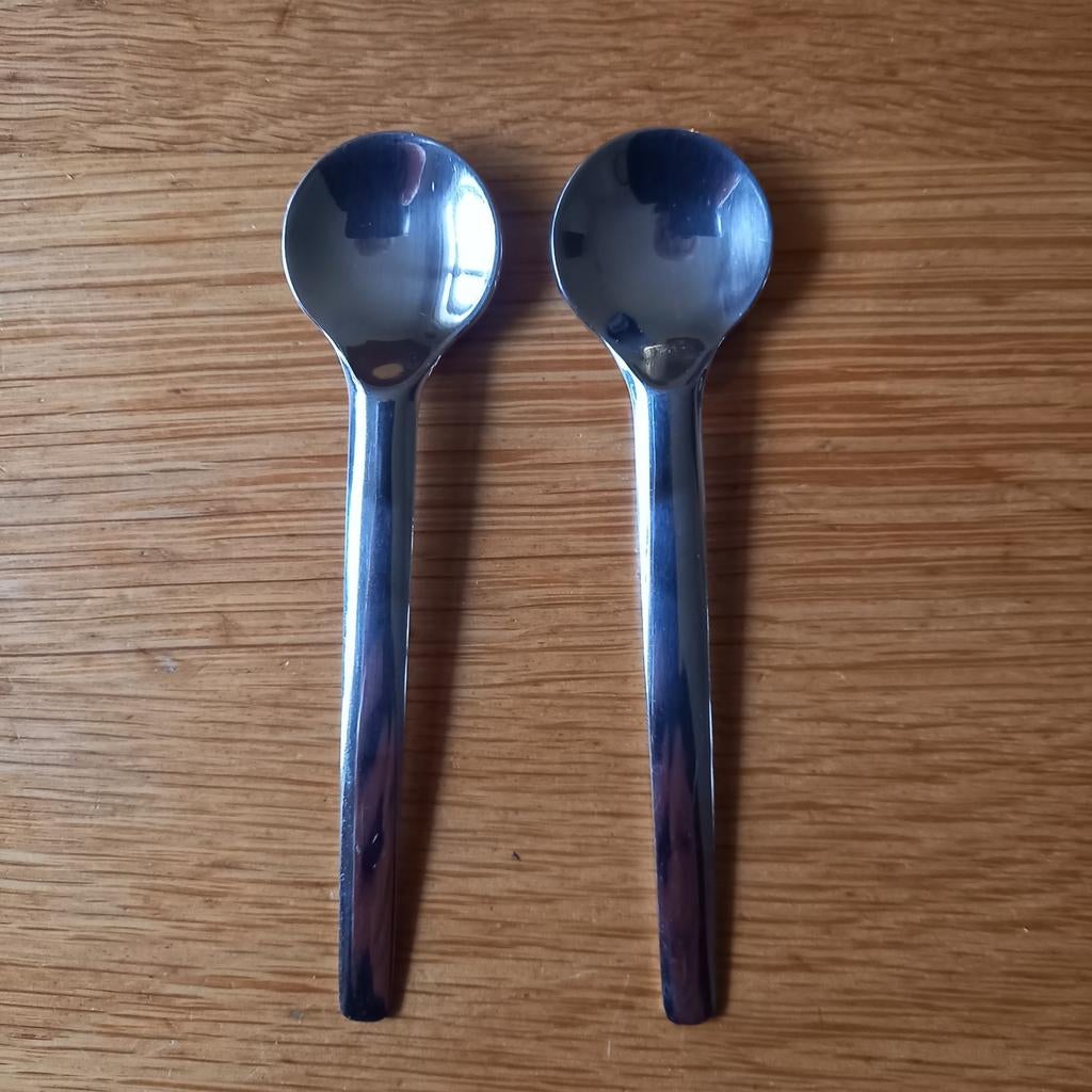 2 Koffielepeltjes Nespresso, Huis en Inrichting, Keuken | Bestek, Ophalen of Verzenden, Rvs of Chroom