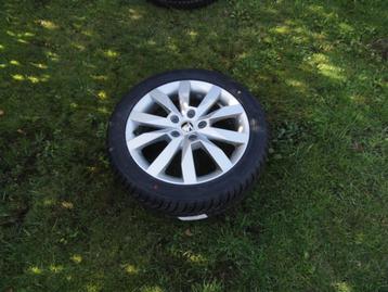 Skoda Octavia MK3 alu velgen met all season banden 17 inch beschikbaar voor biedingen