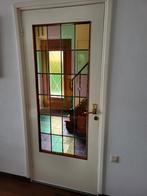 glas en lood deur, Doe-het-zelf en Verbouw, Deuren en Horren, Gebruikt, Binnendeur, Ophalen of Verzenden, Glas