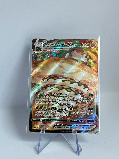 Pokémon - Sandaconda Vmax, Hobby en Vrije tijd, Verzamelkaartspellen | Pokémon, Nieuw, Losse kaart, Verzenden
