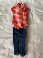 Vintage Barbie kleding Picnic set jaren 60, Gebruikt, Onbekend, Ophalen of Verzenden, Onbekend