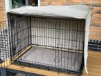 Hondenbench met afdekhoes en verkleiner 93 x 62 x 68 cm, Dieren en Toebehoren, Ophalen, Zo goed als nieuw