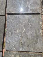 Chinees hardsteen 50x50, Tuin en Terras, Tegels en Klinkers, Ophalen, Gebruikt, Gecoat, Terrastegels