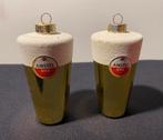 2 Kersthangers: Amstel bier vaasje. Hoogte 9,5 cm., Ophalen of Verzenden, Zo goed als nieuw