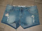 Zac & Zoe spijkershort jeansshort short maat 38 met strass, Kleding | Dames, Broeken en Pantalons, Blauw, Maat 38/40 (M), Kort