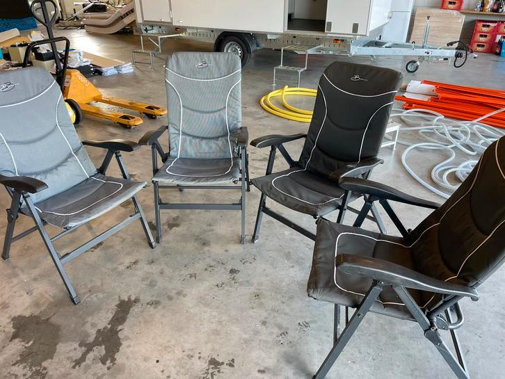 4 Bardani Tuinstoelen - Zo goed als nieuw!, Caravans en Kamperen, Kampeermeubelen, Zo goed als nieuw, Campingstoel, Ophalen of Verzenden