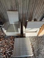 set tuinstoelen met hocker Intenso verstelbaar, Tuin en Terras, Ophalen, Zo goed als nieuw, Wicker, Verstelbaar