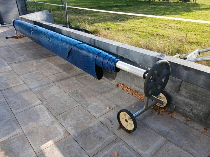 Rolhaspel voor zwembad hoes, Tuin en Terras, Zwembad-toebehoren, Zo goed als nieuw, Afdekzeil, Ophalen