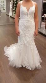 Designer Trouwjurk Blue by Enzoani maat 36-38, Ophalen of Verzenden, Gedragen, Wit, Trouwjurk