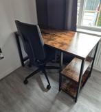 Stevig industrieel bureau – 120x60 cm – met krasje, verder a, Ophalen of Verzenden, Zo goed als nieuw, Bureau