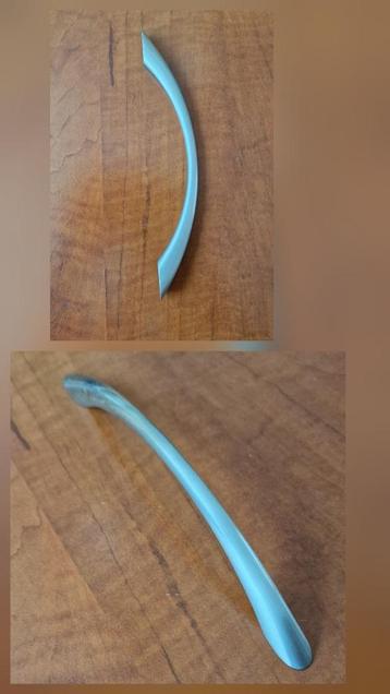 RVS gelakt meubelhandgreepjes 128mm. beschikbaar voor biedingen