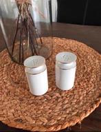 💝 Vintage THOMAS MEDAILLON peper zout stel wit goud, Huis en Inrichting, Keuken | Servies, Overige typen, Ophalen of Verzenden
