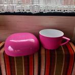 Mepal Rosti campingservies Roze, Caravans en Kamperen, Ophalen of Verzenden, Zo goed als nieuw