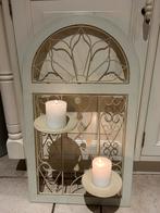 Wandrek roomwit voor kaarsen, Tuin en Terras, Ophalen of Verzenden, Gebruikt