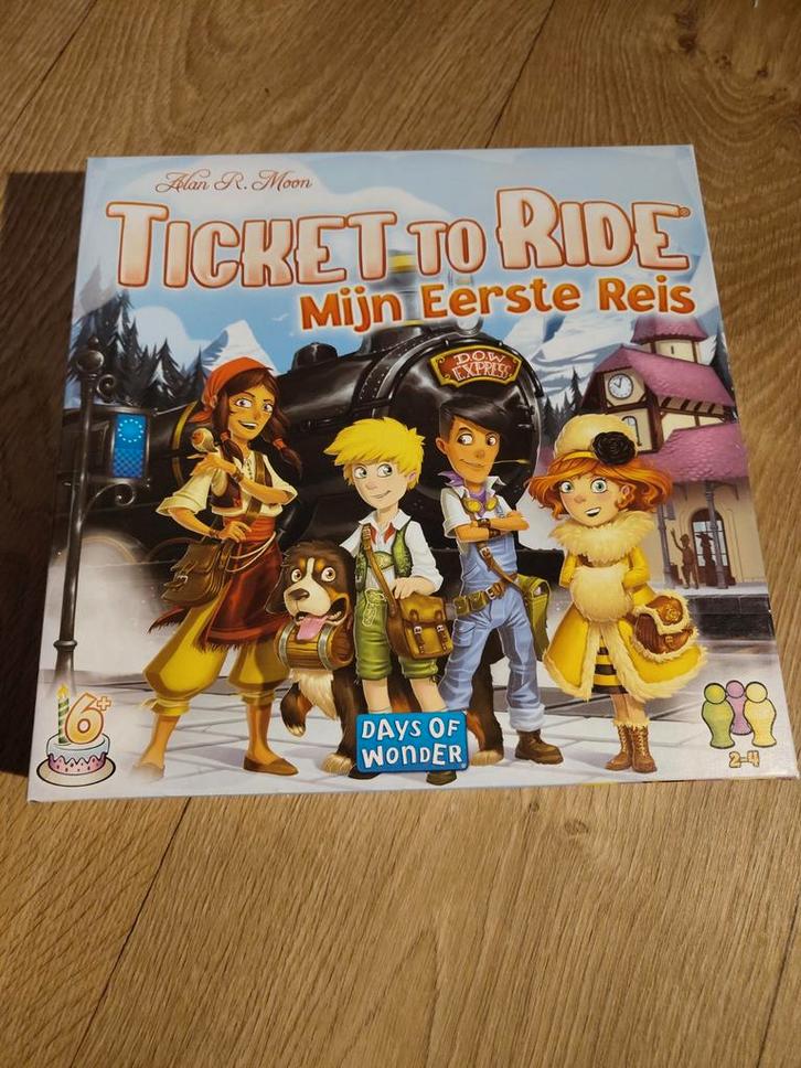 Ticket to Ride Junior - Mijn Eerste Reis, Hobby en Vrije tijd, Gezelschapsspellen | Bordspellen, Gebruikt, Ophalen of Verzenden
