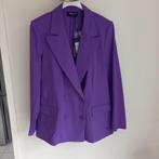 Ongedragen travelstof blazer maat m merk lady day, Kleding | Dames, Ophalen of Verzenden, Nieuw, Paars