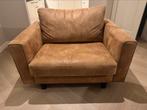 Loveseat fauteuil cognac kleur, Huis en Inrichting, Ophalen, Zo goed als nieuw, 75 tot 100 cm