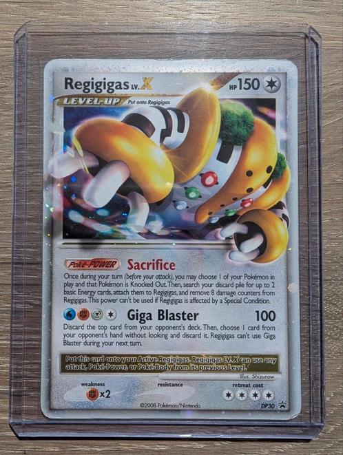 Regigigas Promo DP30, Hobby en Vrije tijd, Verzamelkaartspellen | Pokémon, Zo goed als nieuw, Losse kaart, Foil, Ophalen of Verzenden