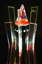 Vintage Raket lamp. " Lancering van Raket "  Retro Space Age, Ophalen of Verzenden