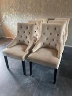 6 Landelijke Eetkamerstoel Met Ring kleur taup, Huis en Inrichting, Stoelen, Ophalen, Zo goed als nieuw
