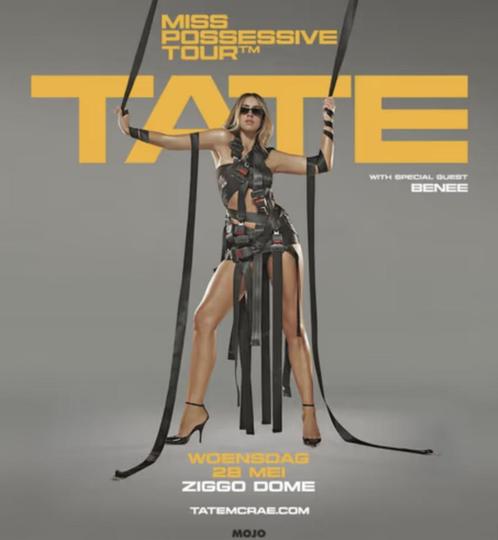 Tate McRae | Concert Ziggo Dome | 2 Tickets | Vak 207, Rij 1, Tickets en Kaartjes, Concerten | Pop, Twee personen, Mei