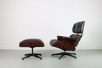 Vitra Eames Lounge Chair met Ottoman, Palissander, Huis en Inrichting, Fauteuils, Ophalen, Metaal, Minder dan 75 cm, Nieuw