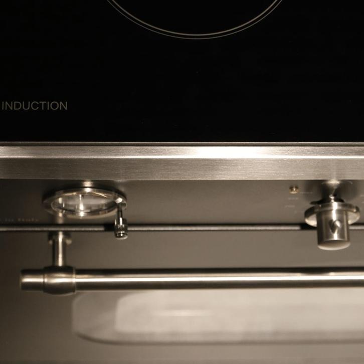 inductie fornuis 90 cm - dubbele oven - Fratelli Antraciet, Witgoed en Apparatuur, Fornuizen, Nieuw, Inbouw, Inductie, 5 kookzones of meer