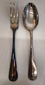 silver dessert spoon and fork, Antiek en Kunst, Ophalen