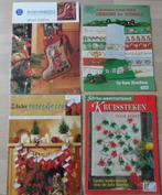 4 Kerst borduur tijdschriften zie foto's, Ophalen of Verzenden, Zo goed als nieuw, Handborduren, Patroon
