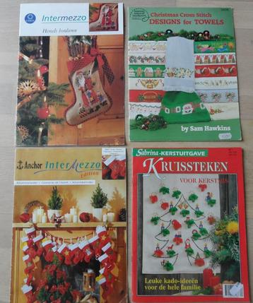 4 Kerst borduur tijdschriften zie foto's beschikbaar voor biedingen