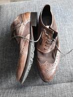 Nette leren/suede klassieke schoenen Humberto Tan, Ophalen of Verzenden, Bruin, Zo goed als nieuw