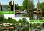 Groeten uit Brielle - 4 afb - Camping De Meeuw - 1986 gelope, Ophalen of Verzenden, 1980 tot heden, Gelopen, Zuid-Holland