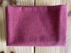 Lap stof donkerrood wit streepje, Hobby en Vrije tijd, Stoffen en Lappen, 120 cm of meer, Nieuw, Ophalen of Verzenden, Katoen