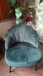 Groene schelp stoel/fauteuil, Ophalen, Zo goed als nieuw, 75 tot 100 cm, 50 tot 75 cm