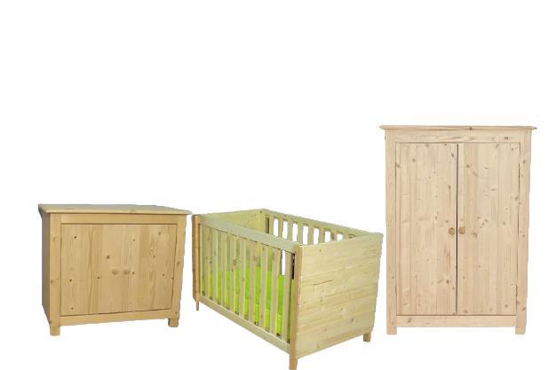 massief houten BABYKAMER Country zelf naar wens te kleuren, Kinderen en Baby's, Kinderkamer | Commodes en Kasten, Nieuw, 90 tot 105 cm