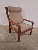 Vintage Holstebro fauteuil teak uit Denemarken, Ophalen, Gebruikt, 75 tot 100 cm, X