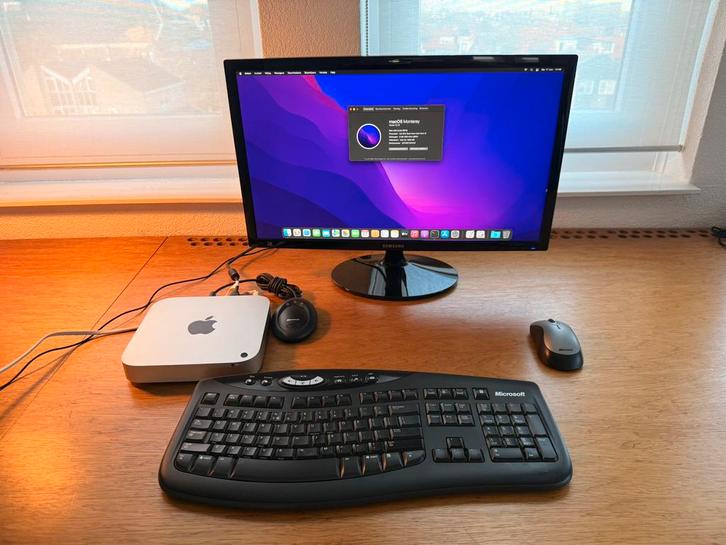 Mac mini (late 2014) 256GB SSD Monterey  klaar voor gebruik!, Computers en Software, Apple Desktops, Zo goed als nieuw, Mac Mini