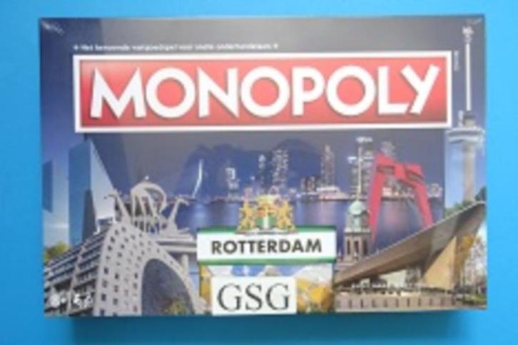 Monopoly Rotterdam editie nr. WM02349-DUT-00, Hobby en Vrije tijd, Gezelschapsspellen | Bordspellen, Nieuw, Ophalen