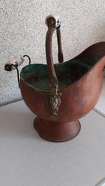 koperen helm, Antiek en Kunst, Ophalen, Koper