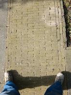 Gele klinkers 10 m2, Tuin en Terras, Ophalen, Gebruikt, Klinkers, 5 tot 10 m²