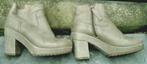 SHABBIES AMSTERDAM🍂 enkel laarsjes hoge hakken mt 37, Shabbies Amsterdam, Verzenden, Beige, Lage of Enkellaarzen