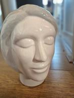 Wit keramiek hoofd, Ophalen of Verzenden