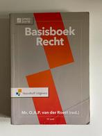 Basisboek Recht - Van der Roest 15e druk, Boeken, Schoolboeken, Gelezen, Van der Roest, Overige niveaus, Nederlands