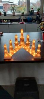 kerst raamkandelaar elektrisch, Ophalen of Verzenden, Gebruikt