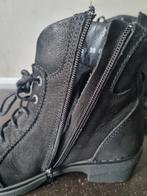 Wolky enkellaarsjes zwart Nubuck zgan maat 38, Ophalen of Verzenden, Zo goed als nieuw, Zwart