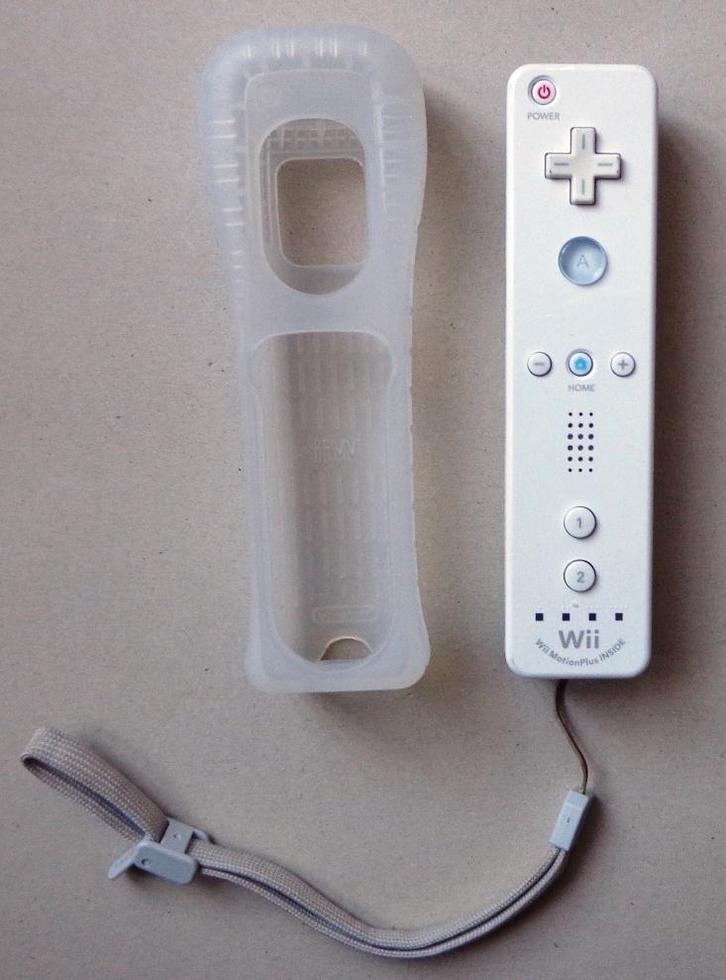 Originele Wii Motion Plus Remote Controller Wit, Spelcomputers en Games, Games | Nintendo Wii, Zo goed als nieuw, Overige genres